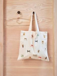 Sac blanc Blanc - Fibres naturelles - 48 x 43 x 48 cm