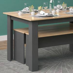 Ensemble de table à manger Sentio 36686 Anthracite