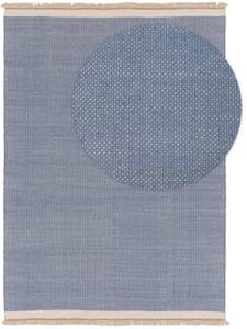 Wollteppich Karla 1 Blau - 160 x 230 cm