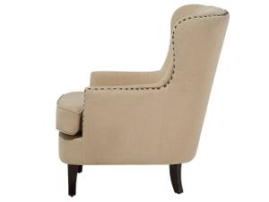 Sessel VIBORG Beige - Eiche Dunkel