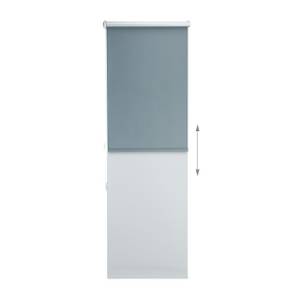 Lot de 2 stores enrouleurs gris 70 x 121 cm