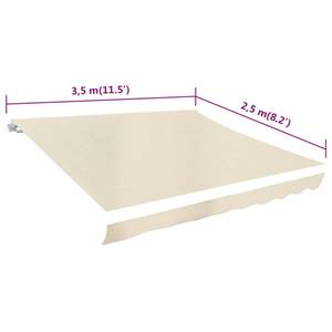 Tissu d'auvent de remplacement 3007858-6 Profondeur : 330 cm