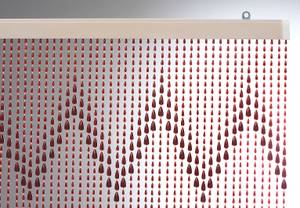 Vorhang TERRA Braun - Kunststoff - 90 x 200 x 2 cm