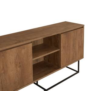 Kommode Deulofe Braun - Holzwerkstoff - 36 x 72 x 140 cm