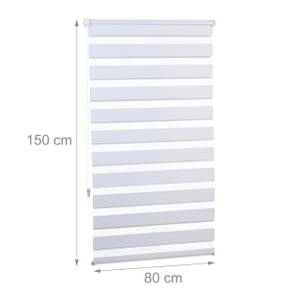 Lot de 3 stores enrouleurs double face Largeur : 80 cm