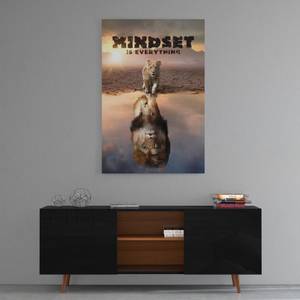 Leinwandbild Lion Mindset 60 x 90 cm