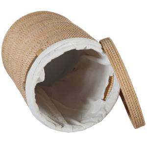 Wäschekorb Cleo Beige - Rattan - 30 x 40 x 30 cm