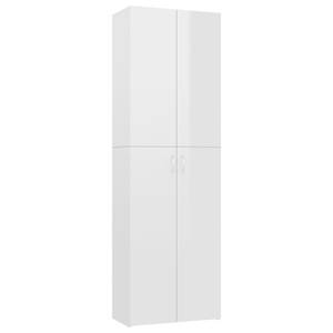 Armoire de bureau 298547 Blanc - Bois manufacturé - 60 x 190 x 32 cm