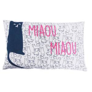 Coussin 30x50cm Blanc - Textile - 30 x 50 x 50 cm