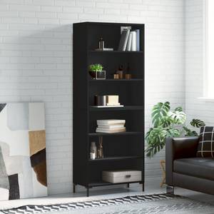 Highboard DE6215 Schwarz - Holzwerkstoff - 33 x 180 x 70 cm