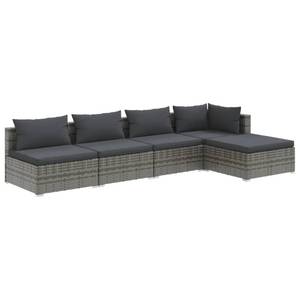 Salon de jardin (lot de 5) 3013632-5 Anthracite - Gris