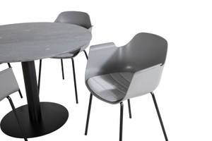 Essgruppe Estelle 42 (5-teilig) Grau - Massivholz - 106 x 75 x 106 cm