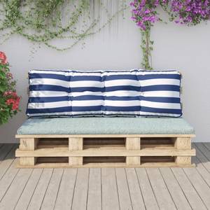 Coussin de palette 3005776-2 Bleu - Blanc