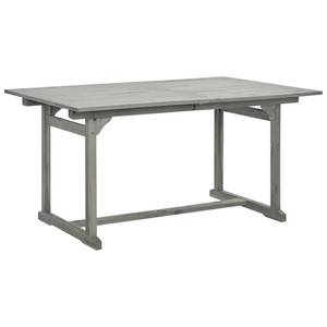 Table de jardin 3012961 Gris - Bois massif - Bois/Imitation - 200 x 75 x 200 cm