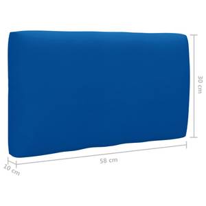 Coussin de palette 3005779-3 (lot de 3) Bleu nuit