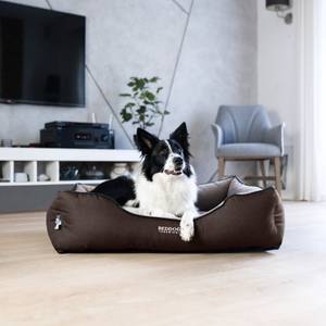 Lit orthopédique pour chien CLARA Beige - Marron - 75 x 25 x 110 cm