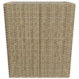 Bistro-Set (3-teilig) 3012962-2 Beige - Metall - Polyrattan - 42 x 43 x 42 cm