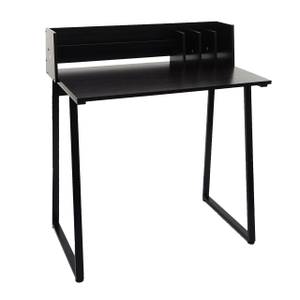 Schreibtisch K69 Schwarz - Holzwerkstoff - Metall - 82 x 94 x 51 cm