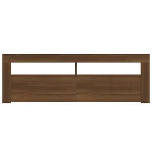 TV-Schrank mit LED-Leuchten D161 Braun - Holz teilmassiv - 35 x 40 x 120 cm