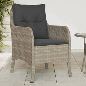 Gartenstühle 2er Set D8681 Grau - Rattan - 67 x 86 x 59 cm