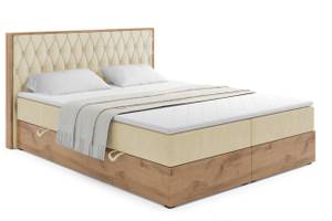 Boxspringbett LOLLY4 Beige - Breite: 149 cm - H4