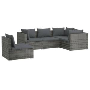 Salon de jardin (lot de 5) 3013636-1 Anthracite - Gris