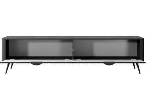 TV-Schrank Latina Schwarz - Breite: 200 cm