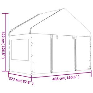 Gazebo avec toit 3028535 1338 x 408 cm