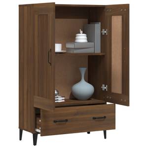 Highboard DE6892 Eiche Schwarzbraun Dekor