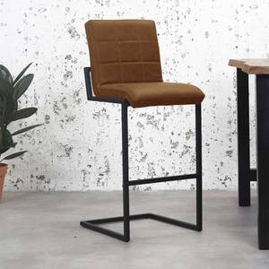 Hoxton Barhocker Industriell Cognac Rotbraun