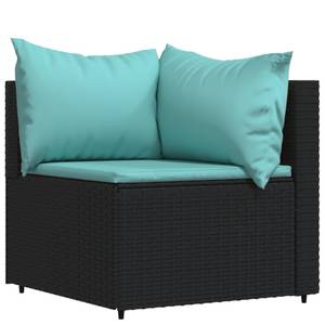 Garten-Lounge-Set 3029629-1 (3-teilig) Schwarz - Blau