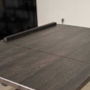 Betttisch,Laptop-Schreibtisch Schwarz - Holzwerkstoff - 40 x 90 x 60 cm