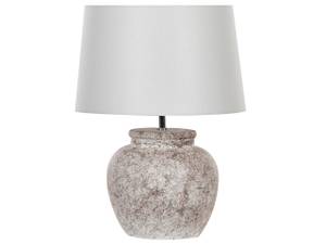 Lampe de table MAREB Beige - Blanc - Céramique - 35 x 47 x 35 cm