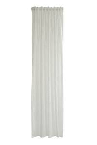 Vorhang Folla in Farbe weiß Weiß - Textil - 140 x 245 x 1 cm