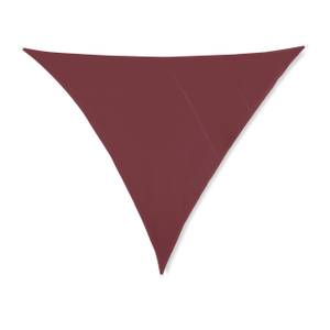 Voile d'ombrage triangle brun rouge 500 x 430 cm