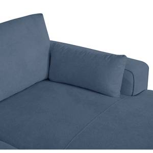 3-Sitzer Ecksofa California Blau - Ecke davorstehend rechts