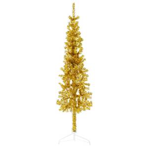 Demi-sapin de Noël artificiel 3013738 Doré - 45 x 150 x 45 cm