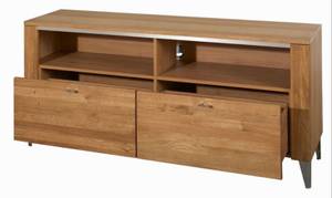 Wohnzimmer-Set LATINA 4-teilig Braun - Holzwerkstoff - 225 x 200 x 42 cm