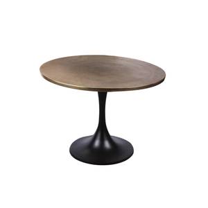 Table ronde Paros Doré - Métal - 61 x 41 x 61 cm