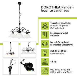 Lampe à suspension DOROTHEA 60 x 60 cm