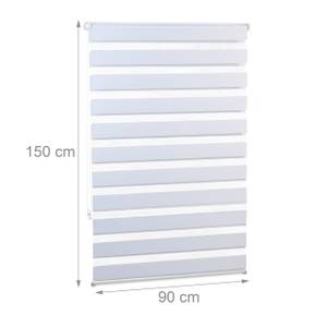 Lot de 3 stores enrouleurs double face Largeur : 90 cm