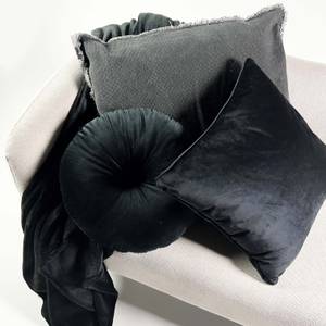 Coussin décoratif Finn Noir