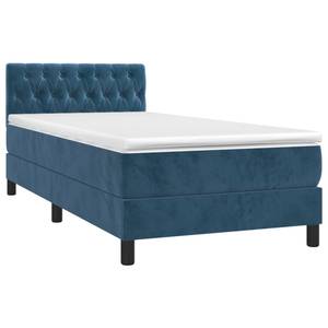 Boxspringbett 3017290-21 Dunkelblau - 90 x 203 cm