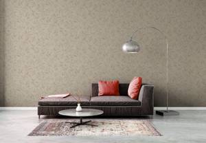 Florale Tapete Premium Wall 2 Beige - Grau - Silber