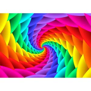 Puzzle Gradient Rainbow Swirl Papier - 24 x 5 x 34 cm