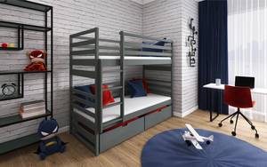 Etagenbett LOFT BB012 Graphit