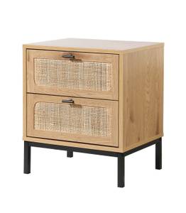 Nachttisch Jaya Beige - Holzwerkstoff - 29 x 51 x 45 cm