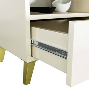 Table de Chevet MOBI Beige - Bois manufacturé - 40 x 43 x 37 cm