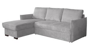 Ecksofa Megan Cord Grau