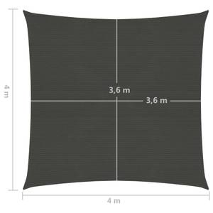 Voile solaire 3006391-2 Anthracite - 400 x 400 cm